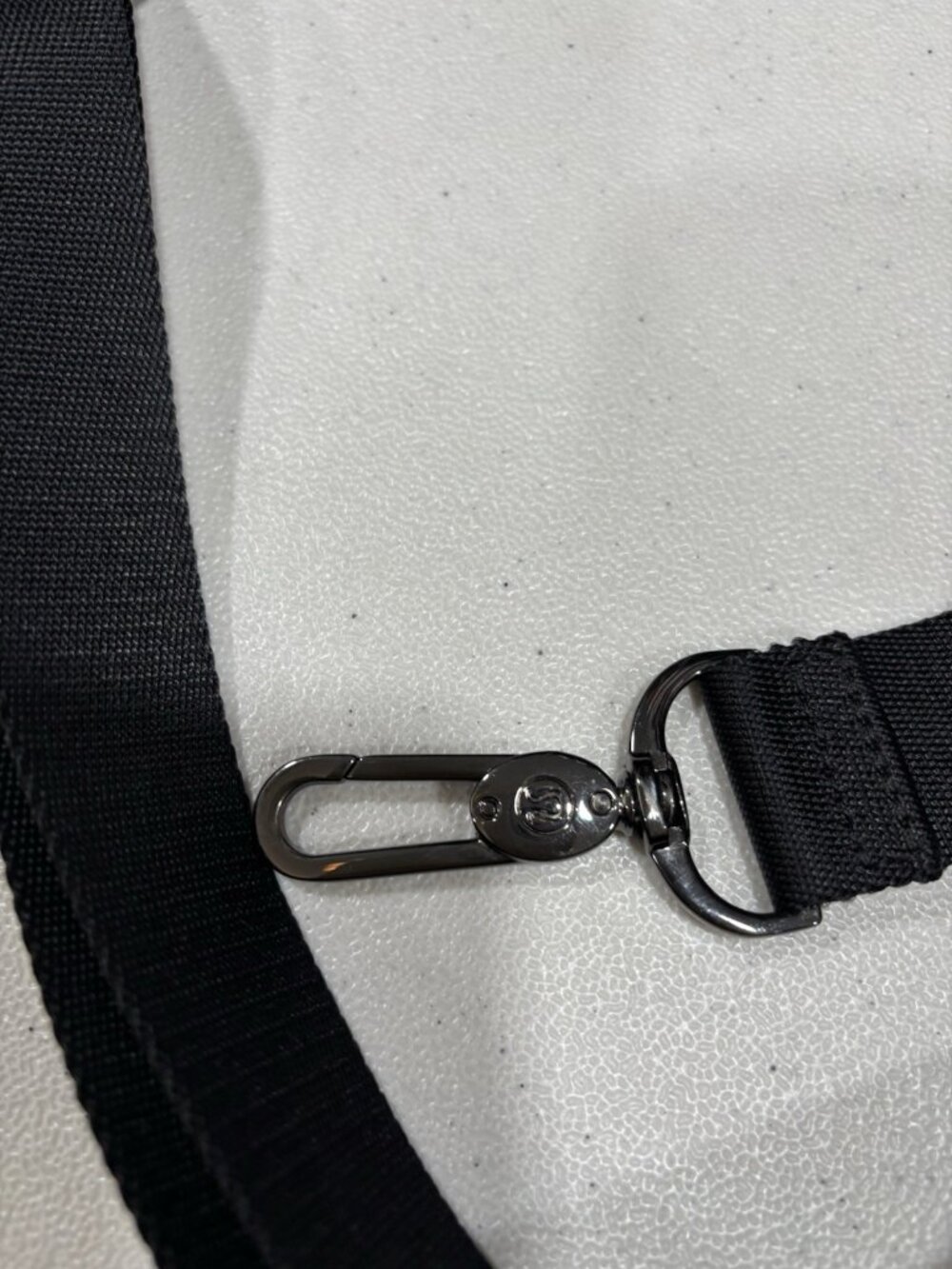 Lululemon Plain Replacement Shoulder Strap Adjustable Gray Logos - Picture 2 of 6